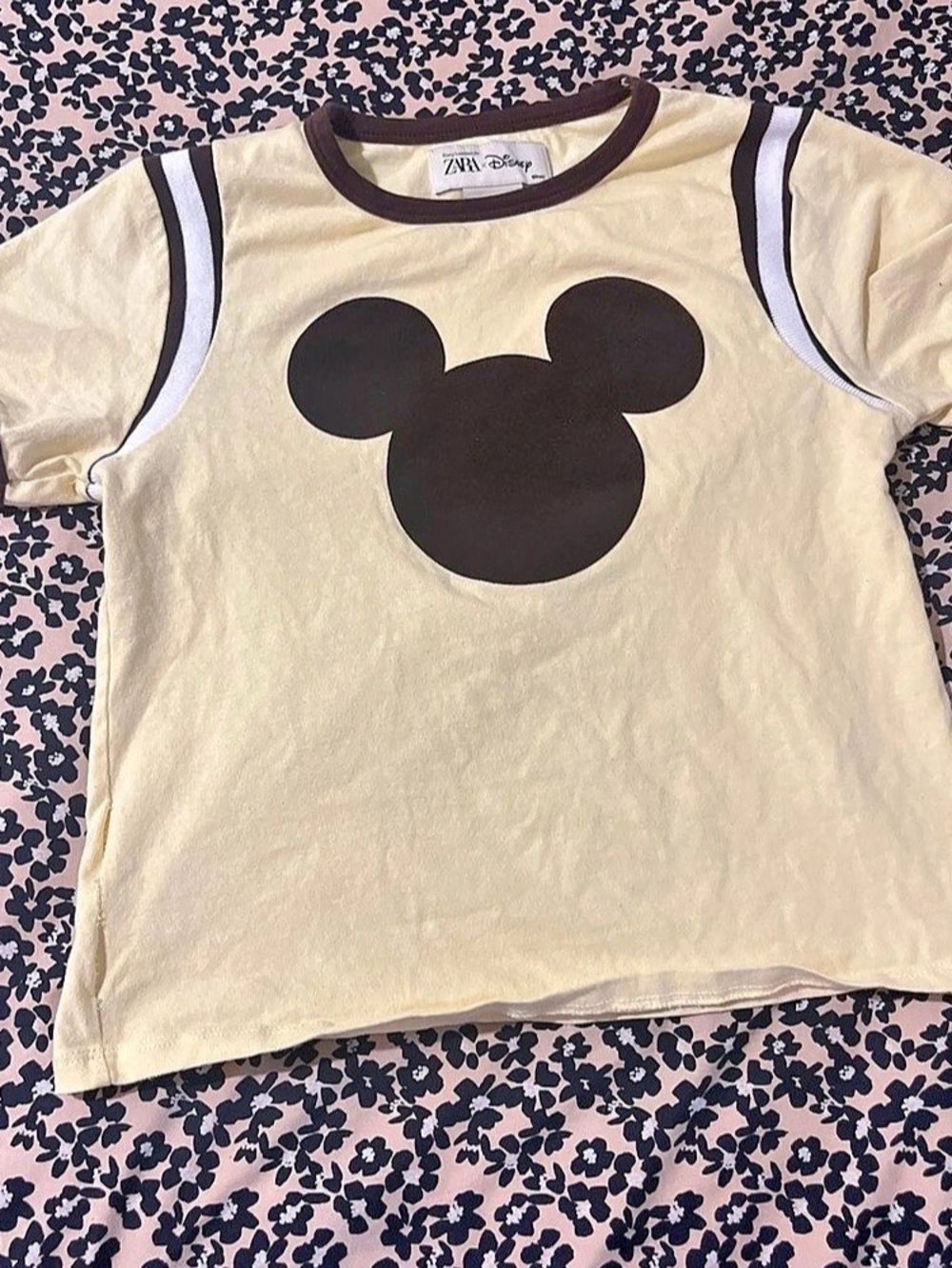 Zara Harry Lambert for Zara x Disney Mickey Mouse Ringer T-Shirt Disney Mickey